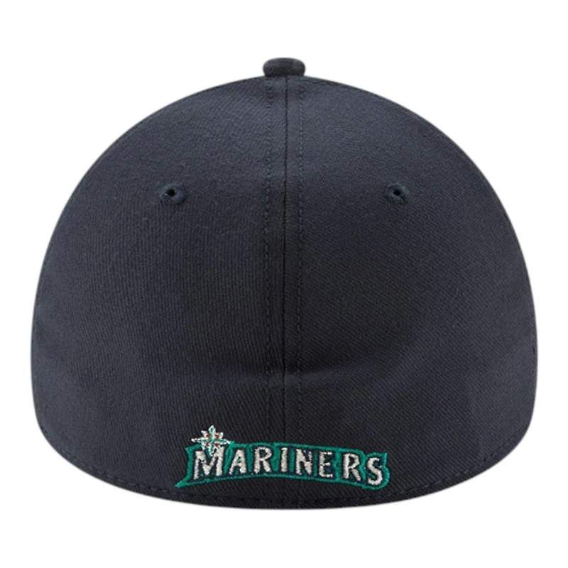 Seattle Mariners Navy 50 Seasons Patch New Era 39THIRTY Flex Fit Stretch Hat