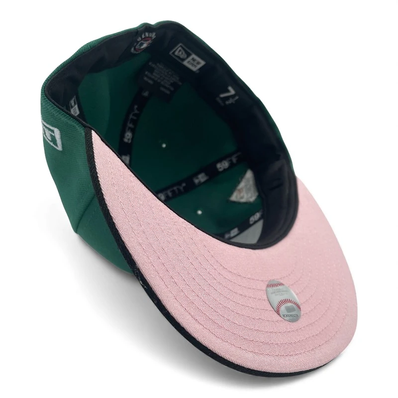 Texas Rangers Emerald and Black 2024 All Star Game Patch Pink UV New Era 59FIFTY Fitted Hat