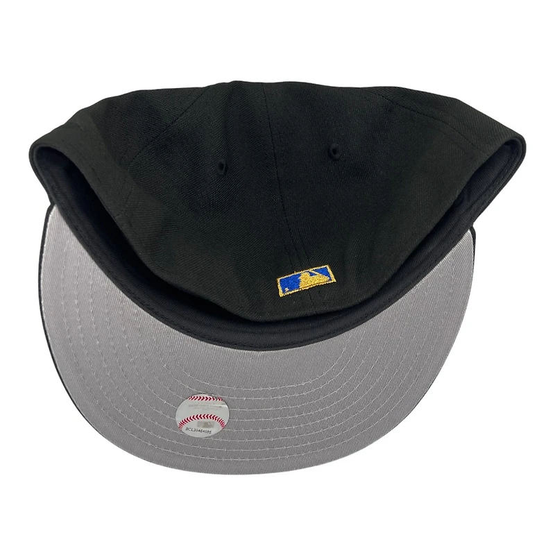 New York Yankees Black with Blue 1960 All Star Game Patch Grey UV Era 59FIFTY Fitted Hat