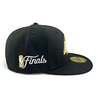 Los Angeles Lakers Black "Royalty Collection"  NBA Finals Patch UV New Era 59FIFTY Fitted Hat