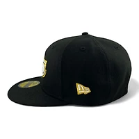Los Angeles Lakers Black "Royalty Collection"  NBA Finals Patch UV New Era 59FIFTY Fitted Hat