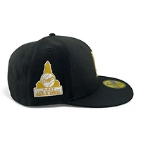 Los Angeles Dodgers Black "Royalty Collection" First WS Patch UV New Era 59FIFTY Fitted Hat
