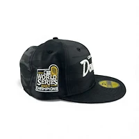 Los Angeles Dodgers Black Camo "GNX" 2024 WS Champs Patch Gray UV New Era 59FIFTY Fitted Hat