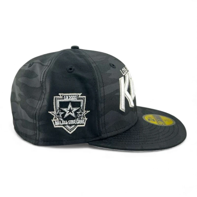 Los Angeles Kings Black Camo "GNX" 2001 ASG Patch Gray UV New Era 59FIFTY Fitted Hat