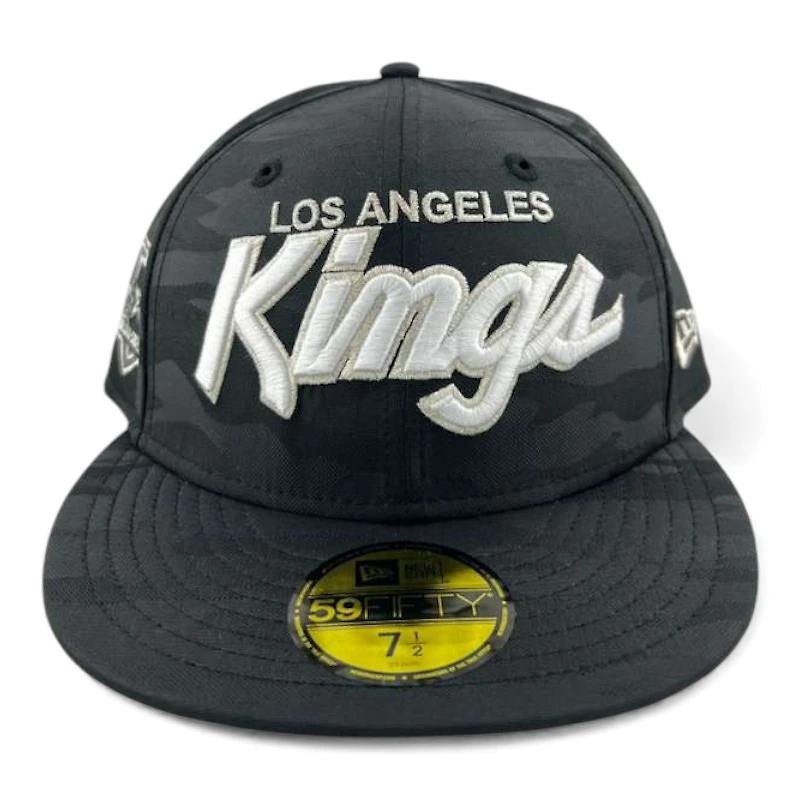 Los Angeles Kings Black Camo "GNX" 2001 ASG Patch Gray UV New Era 59FIFTY Fitted Hat
