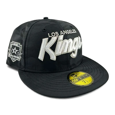 Los Angeles Kings Black Camo "GNX" 2001 ASG Patch Gray UV New Era 59FIFTY Fitted Hat