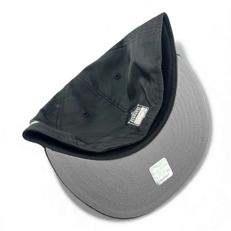 Las Vegas Raiders Black Camo "GNX" Super Bowl XI Patch Gray UV New Era 59FIFTY Fitted Hat