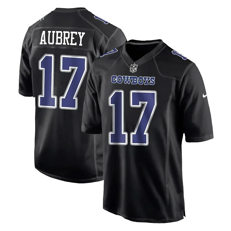 Dallas Cowboys Brandon Aubrey Black Nike Fashion Game Jersey