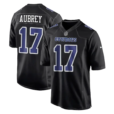 Dallas Cowboys Brandon Aubrey Black Nike Fashion Game Jersey
