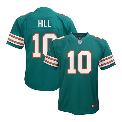 Youth Miami Dolphins Tyreek Hill Nike Aqua Alternate Game Jersey