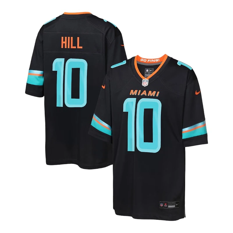 Youth Miami Dolphins Tyreek Hill Nike Black Rivalry Game Jersey