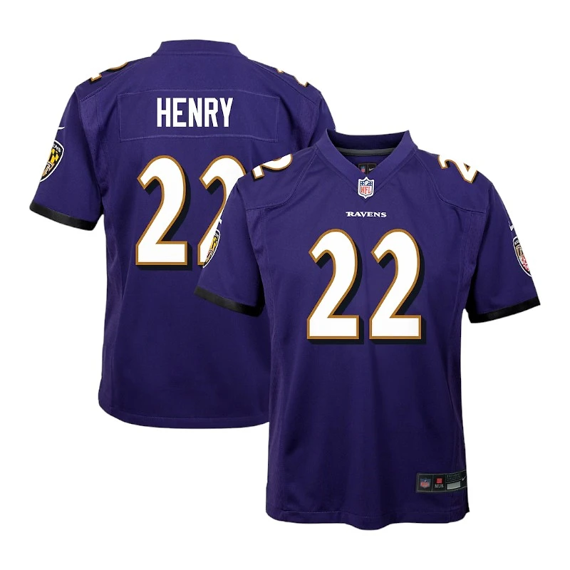 Youth Dallas Baltimore Ravens Derrick Henry Nike Purple Game Jersey