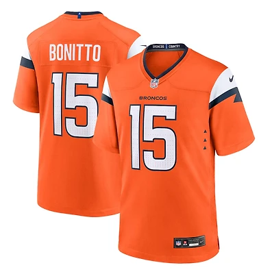 Denver Broncos Nik Bonitto Orange Nike Game Jersey
