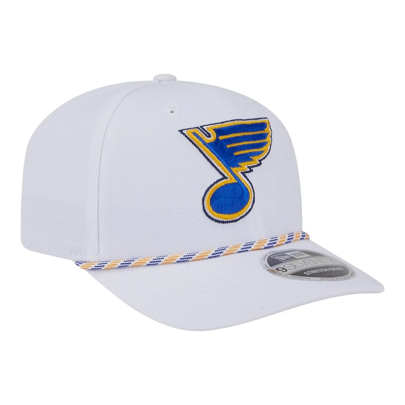 St. Louis Blues White Multi Rope New Era 9SEVENTY Stretch-Snap Hat