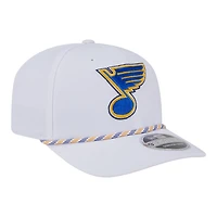 St. Louis Blues White Multi Rope New Era 9SEVENTY Stretch-Snap Hat