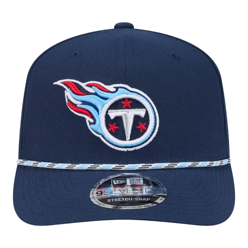Tennessee Titans Navy Multi Rope New Era 9SEVENTY Stretch Snapback Hat