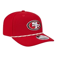 San Francisco 49ers Red Multi Rope New Era 9SEVENTY Stretch Snapback Hat
