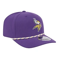 Minnesota Vikings Purple Multi Rope New Era 9SEVENTY Stretch Snapback Hat