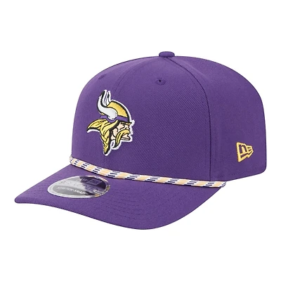 Minnesota Vikings Purple Multi Rope New Era 9SEVENTY Stretch Snapback Hat