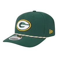 Green Bay Packers Green Multi Rope New Era 9SEVENTY Stretch Snapback Hat