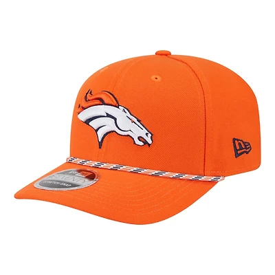 Denver Broncos Orange Multi Rope New Era 9SEVENTY Stretch Snapback Hat
