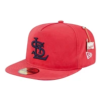 St. Louis Cardinals Red Championship Side Flag New Era 59FIFTY A-Frame Fitted Hat