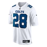 Indianapolis Colts Jonathan Taylor White Tundra Nike Fashion Game Jersey