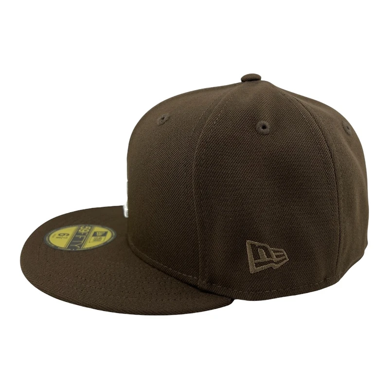 Los Angeles Dodgers Walnut Brown 40th Anniversary Patch Grey UV New Era 59FIFTY Fitted Hat