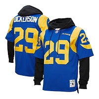 Los Angeles Rams Eric Dickerson Royal Blue 1984 Mitchell & Ness Player Name Number Hoodie Legacy Jersey