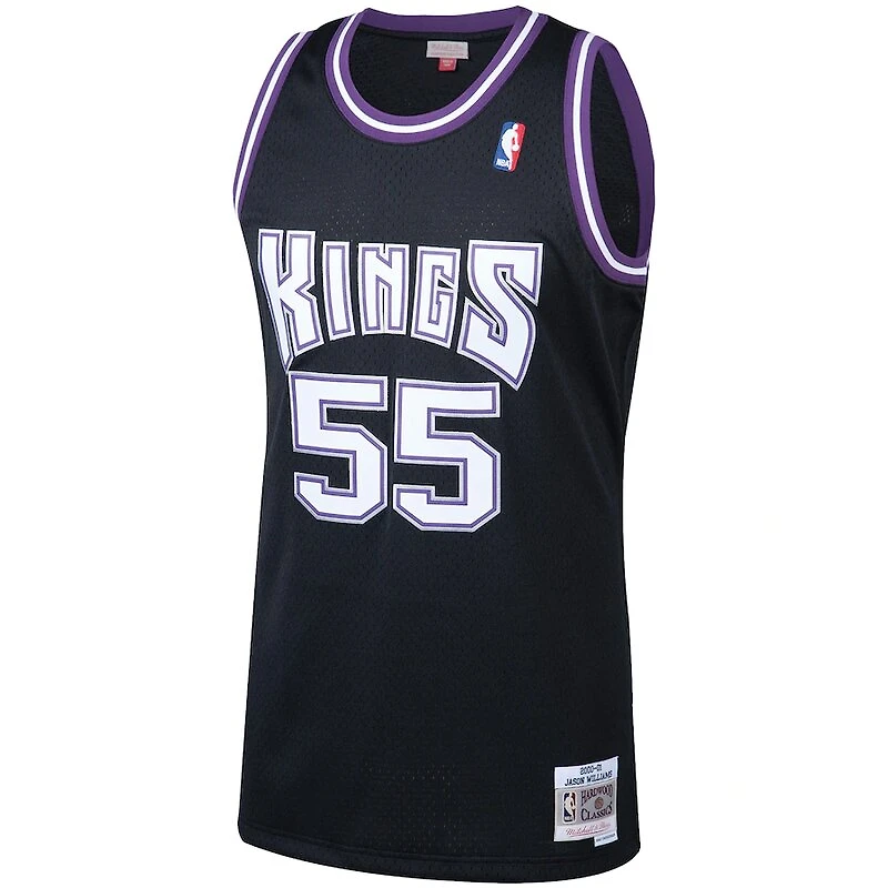 Jason Williams Sacramento Kings Mitchell & Ness 2000-01 Hardwood Classics Swingman Black Jersey