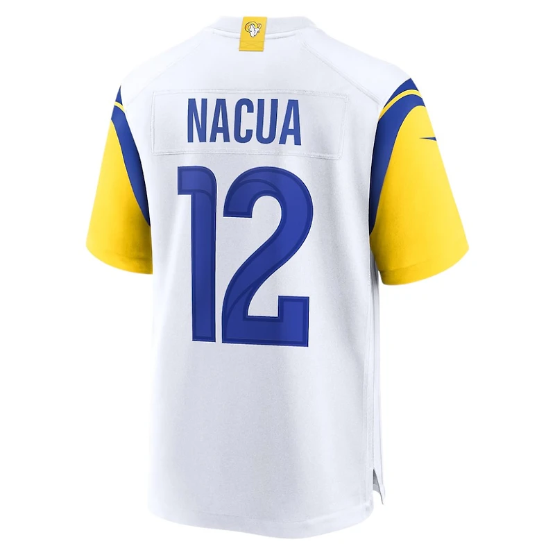 Los Angeles Rams Puka Nacua White Nike Game Jersey