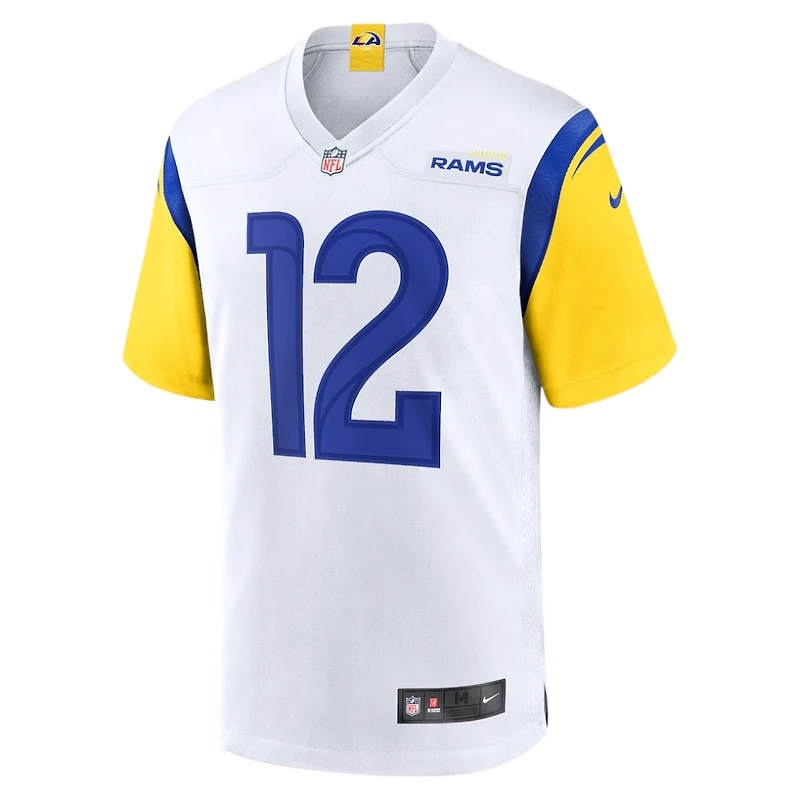 Los Angeles Rams Puka Nacua White Nike Game Jersey