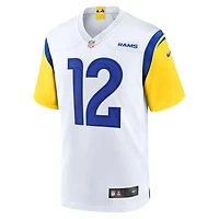 Los Angeles Rams Puka Nacua White Nike Game Jersey