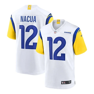 Los Angeles Rams Puka Nacua White Nike Game Jersey