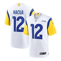 Los Angeles Rams Puka Nacua White Nike Game Jersey