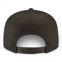 Los Angeles Dodgers Black on Black with Gold 2025 World Series Patch Grey UV New Era 9FIFTY Snapback Hat