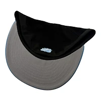 Utah Mammoth Black and Mountain Blue Primary Logo Grey UV New Era 59FIFTY Fitted Hat