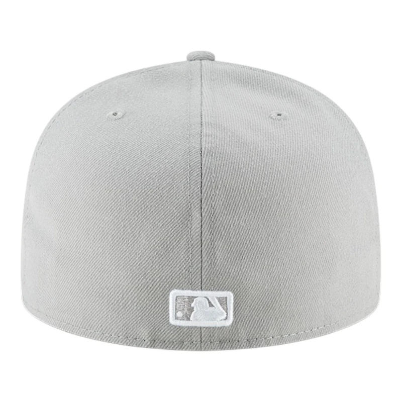 Los Angeles Dodgers Gray Back-to-Back World Series Champs Baseball Diamond Patch Grey UV New Era 59FIFTY Fitted Hat