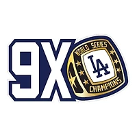 Los Angeles Dodgers Royal Blue 9X World Series Champs Ring Patch New Era 59FIFTY Fitted Hat