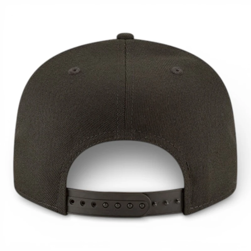 Los Angeles Dodgers Black on Black 2025 World Series Champions Locker Room Patch Grey UV New Era 9FIFTY Snapback Hat