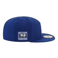 Los Angeles Dodgers Royal Blue Back to WS Champs Ring Patch New Era 59FIFTY Fitted Hat