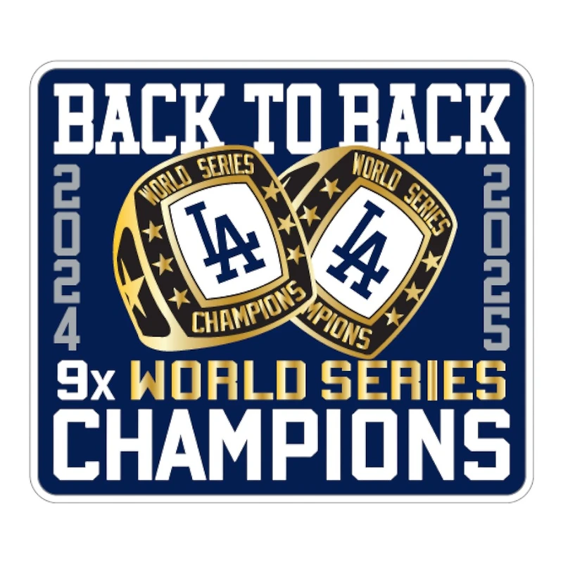 Los Angeles Dodgers Royal Blue Back to WS Champs Ring Patch New Era 59FIFTY Fitted Hat
