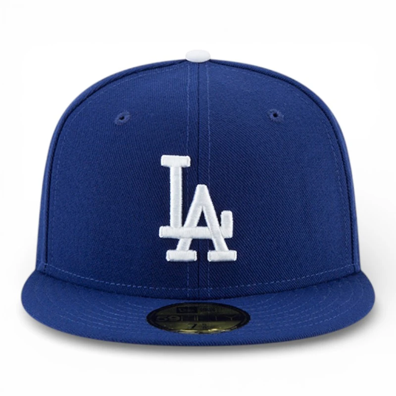 Los Angeles Dodgers Royal Blue Back-to-Back World Series Champs Ring Patch Black UV New Era 59FIFTY Fitted Hat