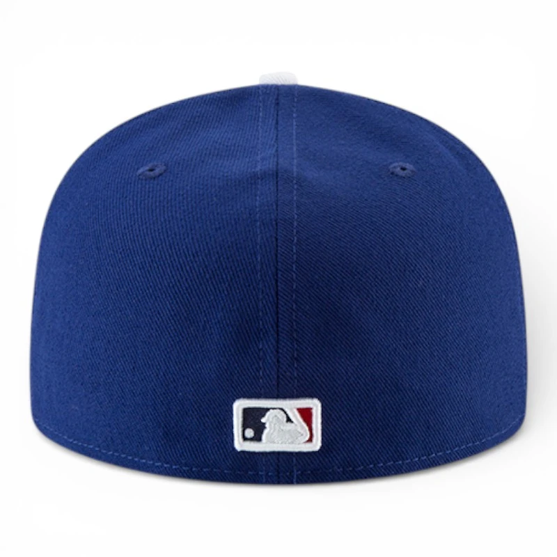 Los Angeles Dodgers Royal Blue Back-to-Back World Series Champs Ring Patch Black UV New Era 59FIFTY Fitted Hat
