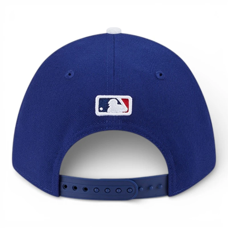 Los Angeles Dodgers Royal Blue 2025 World Series Champs Japanese Latern Patch Black UV New Era 9FORTY M-Crown Adjustable Hat