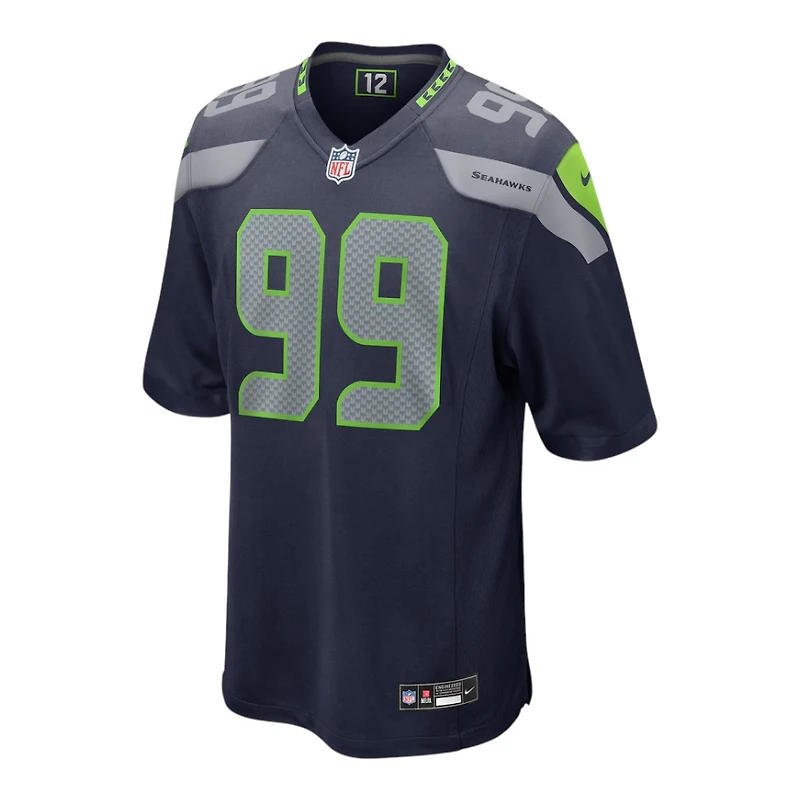 Seattle Seahawks Leonard Williams College Navy Nike Game Jersey