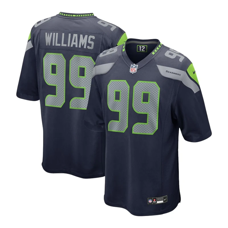 Seattle Seahawks Leonard Williams College Navy Nike Game Jersey