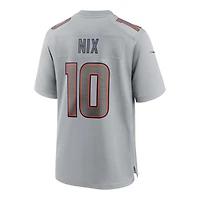 Denver Broncos Bo Nix Nike Atmosphere Fashion Gray Game Jersey