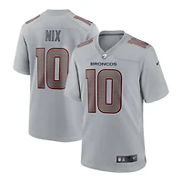 Denver Broncos Bo Nix Nike Atmosphere Fashion Gray Game Jersey
