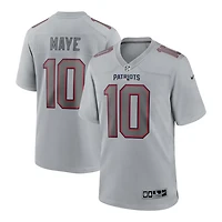 New England Patriots Drake Maye Nike Atmosphere Fashion Gray Game Jersey